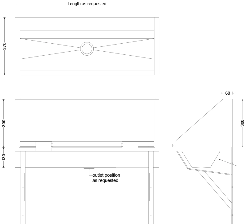 Wallsend Pattern Trough With Lockable Lid - Image 2